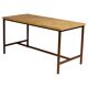 Table de cuisine industrielle vintage du bloc de l'Est, années 1950, Tchécoslovaquie