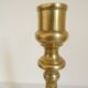 Pair of bronze candlesticks from the Restoration period, circa 1820