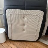 Ensemble de Togo LIGNE ROSET cuir noir