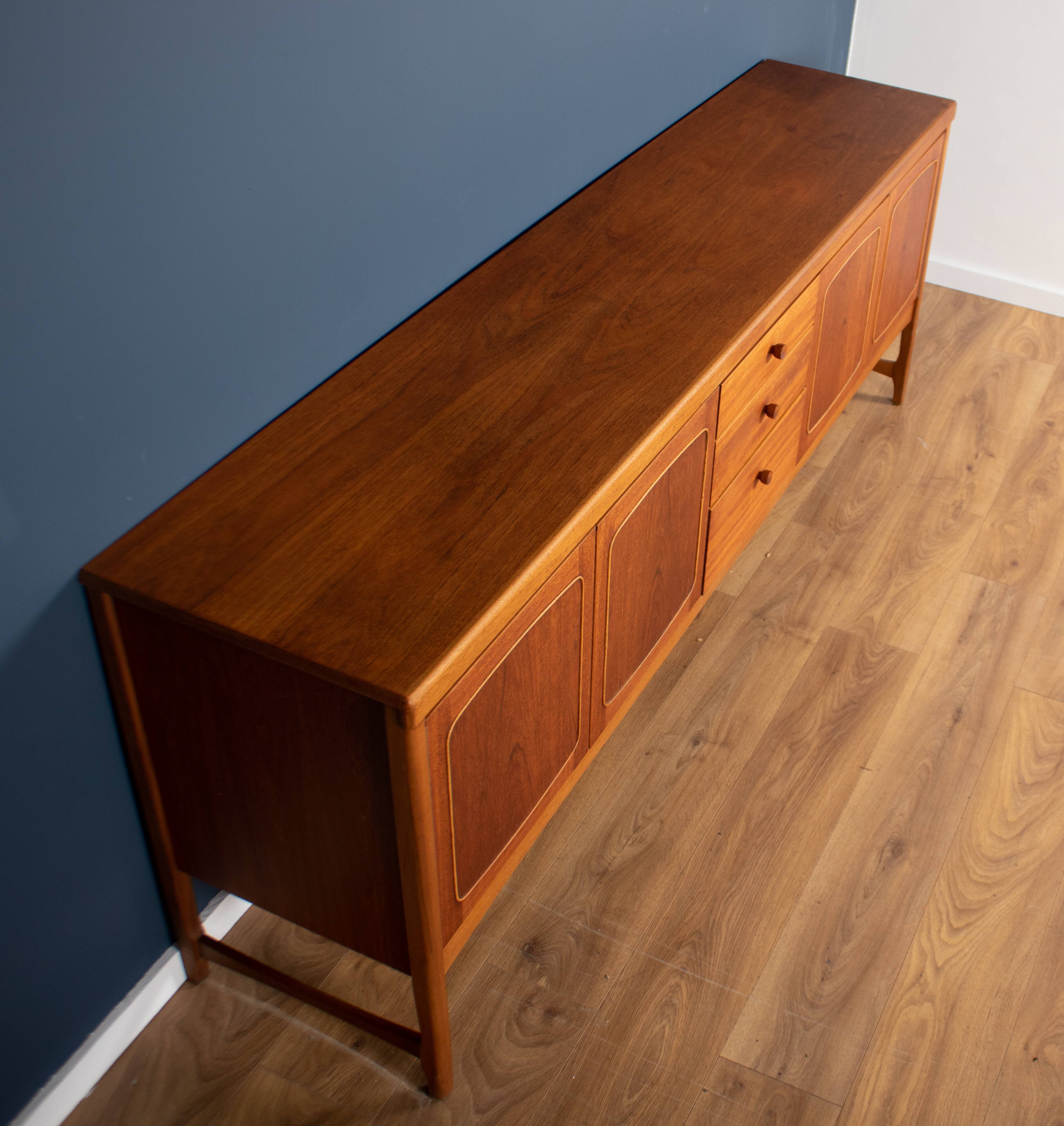 Enfilade retro teck 1960s mid century Nathan