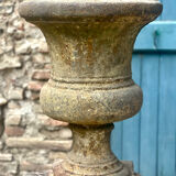 Grand vase en fonte