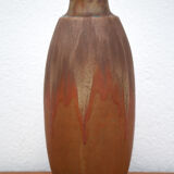 Vintage flamed stoneware vase, Denbac vase