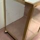 1970s brass bar with a mirrored front from the 20th century.