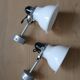 Pair of wall lamps angloipoise