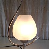 Table lamp from the Arlus house in brass and opaline - 1950s/60s