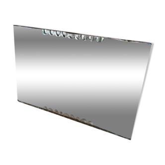 Rectangular art deco mirror