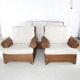 Wicker lounge