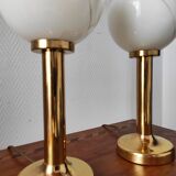 Paire de lampes boules, 1970