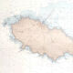 Vintage map Ile d'Yeu Vendée Pays de la Loire 1981