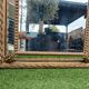 Antique golden mirror with parcloses napoleon iii