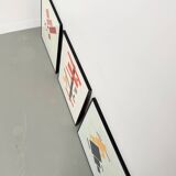 Set of 3 frames with Casimir Malevic lithographs