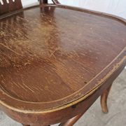 Vintage Bentwood Dining Chair: Mid-Century Thonet Style Armchair