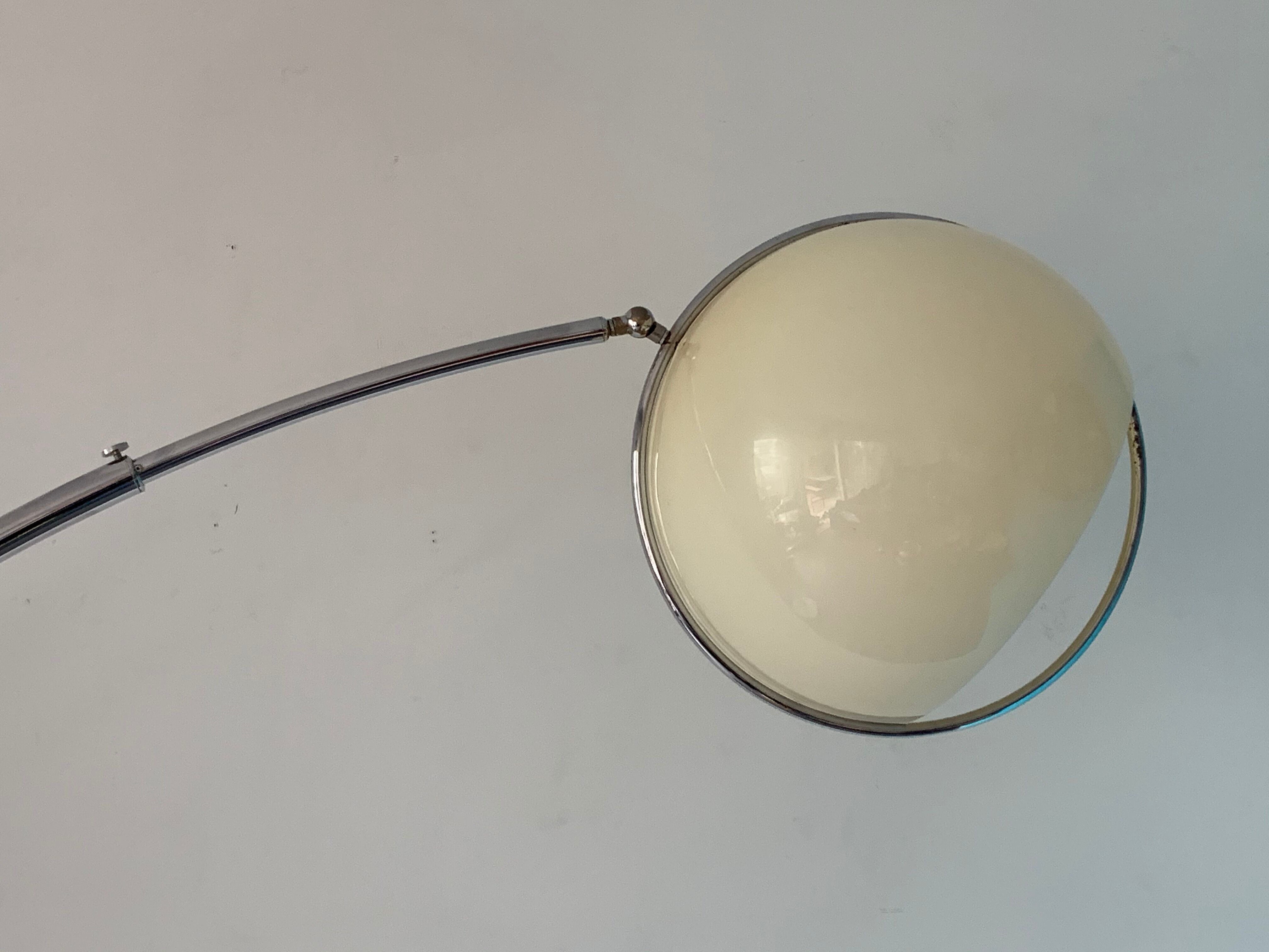 Harvey Guzzini adjustable arc lamp 1960