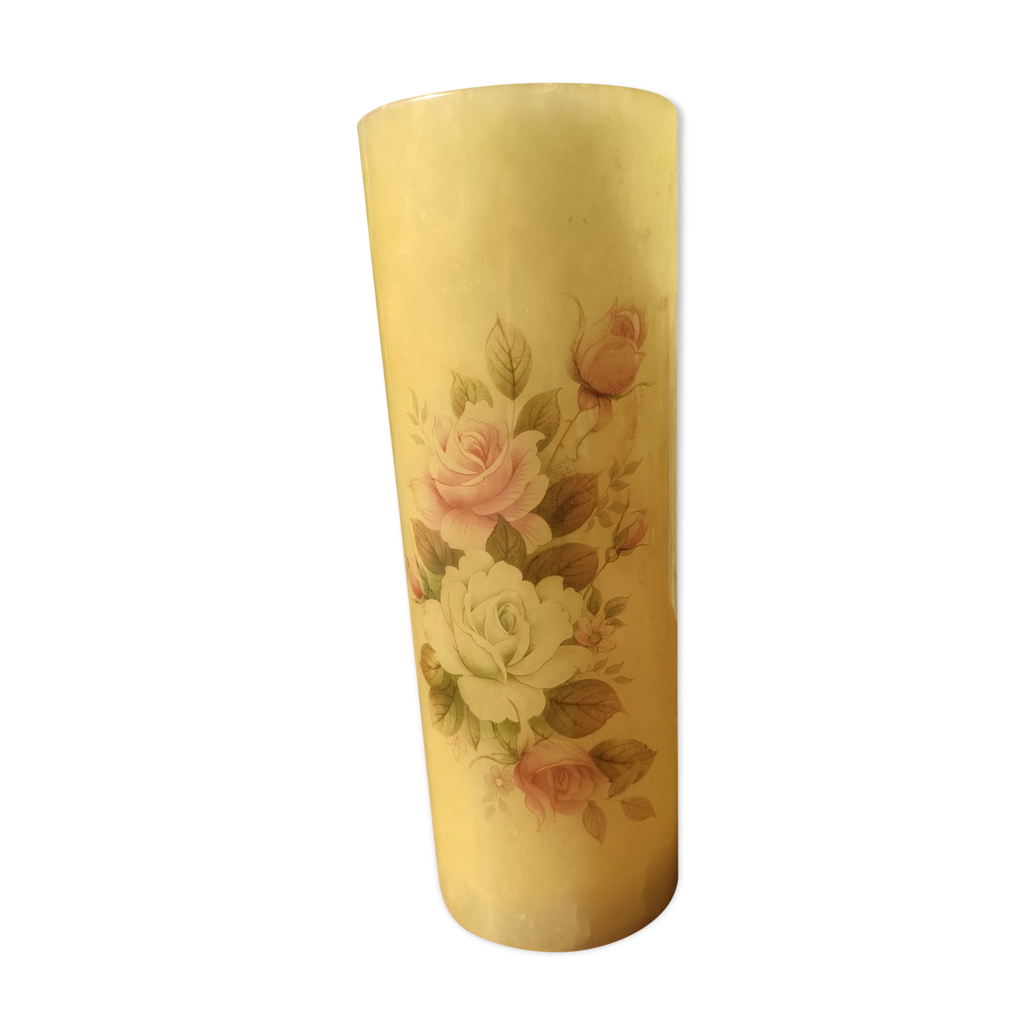 Vintage alabaster vase