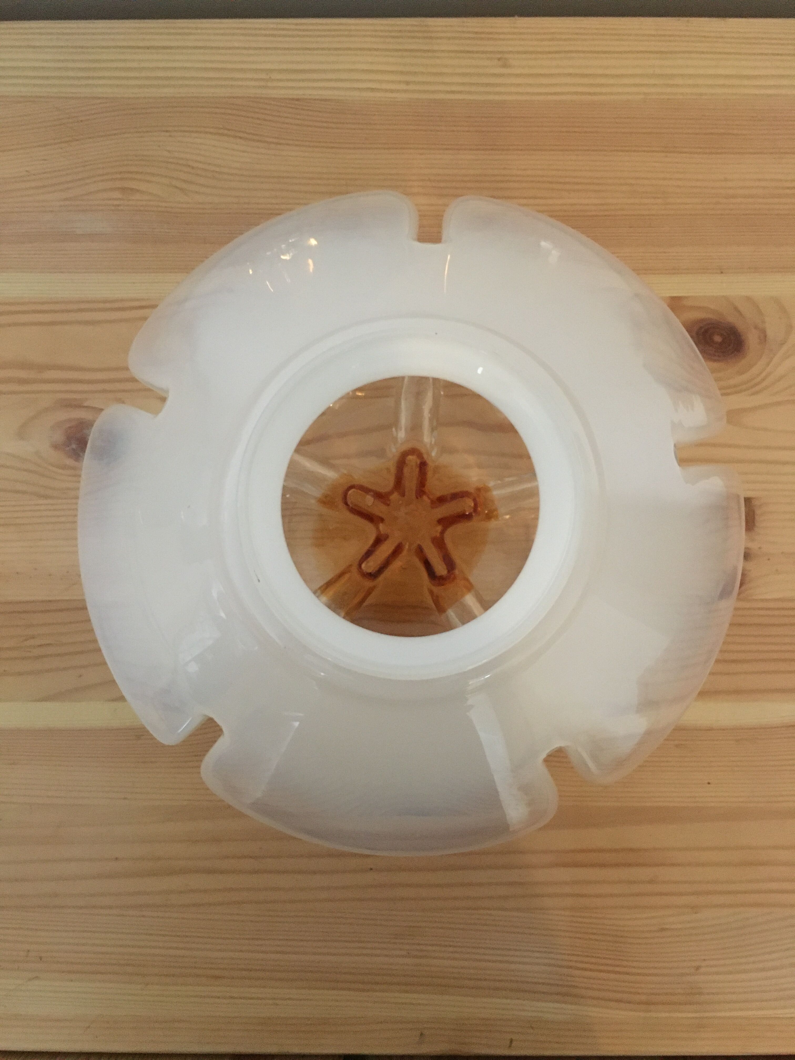 Globe en verre Mazzega Murano