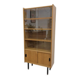 Tall oak bookshelf