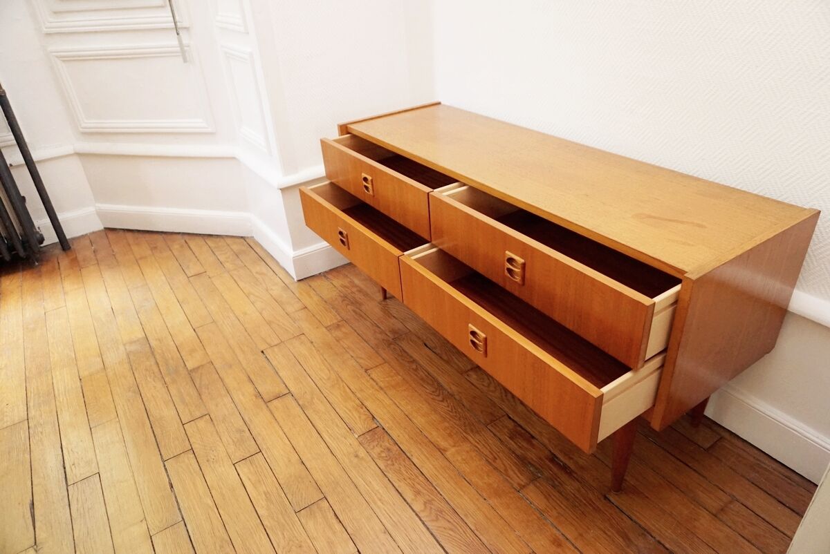 Scandinavian teak TV cabinet