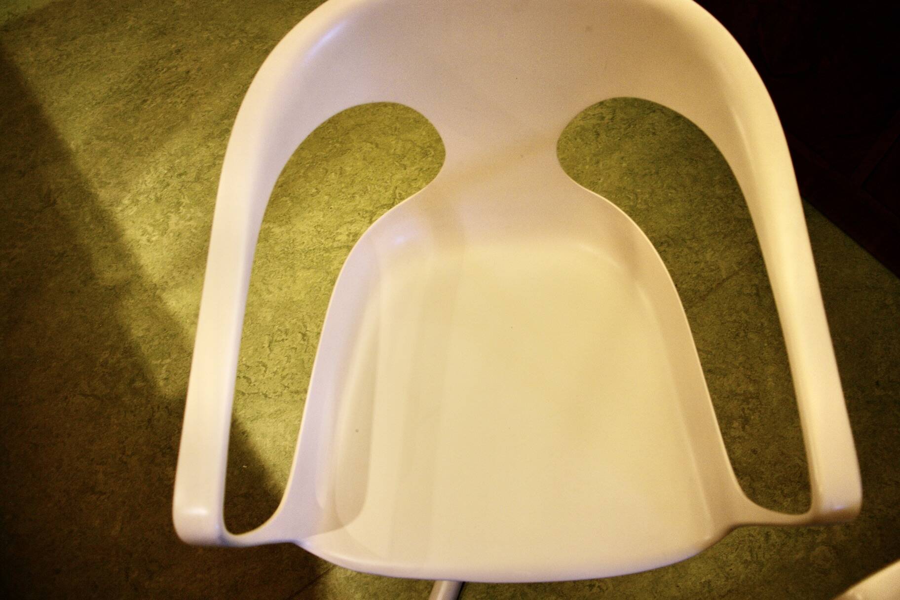 Pair of vintage fiber swivel armchairs by konrad schaefer for lubke 1960s
