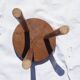 Old rustic milking stool