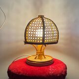 Vintage rattan lamp