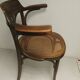 Kohn - old brasserie bar chair, american office chair sitting tanned