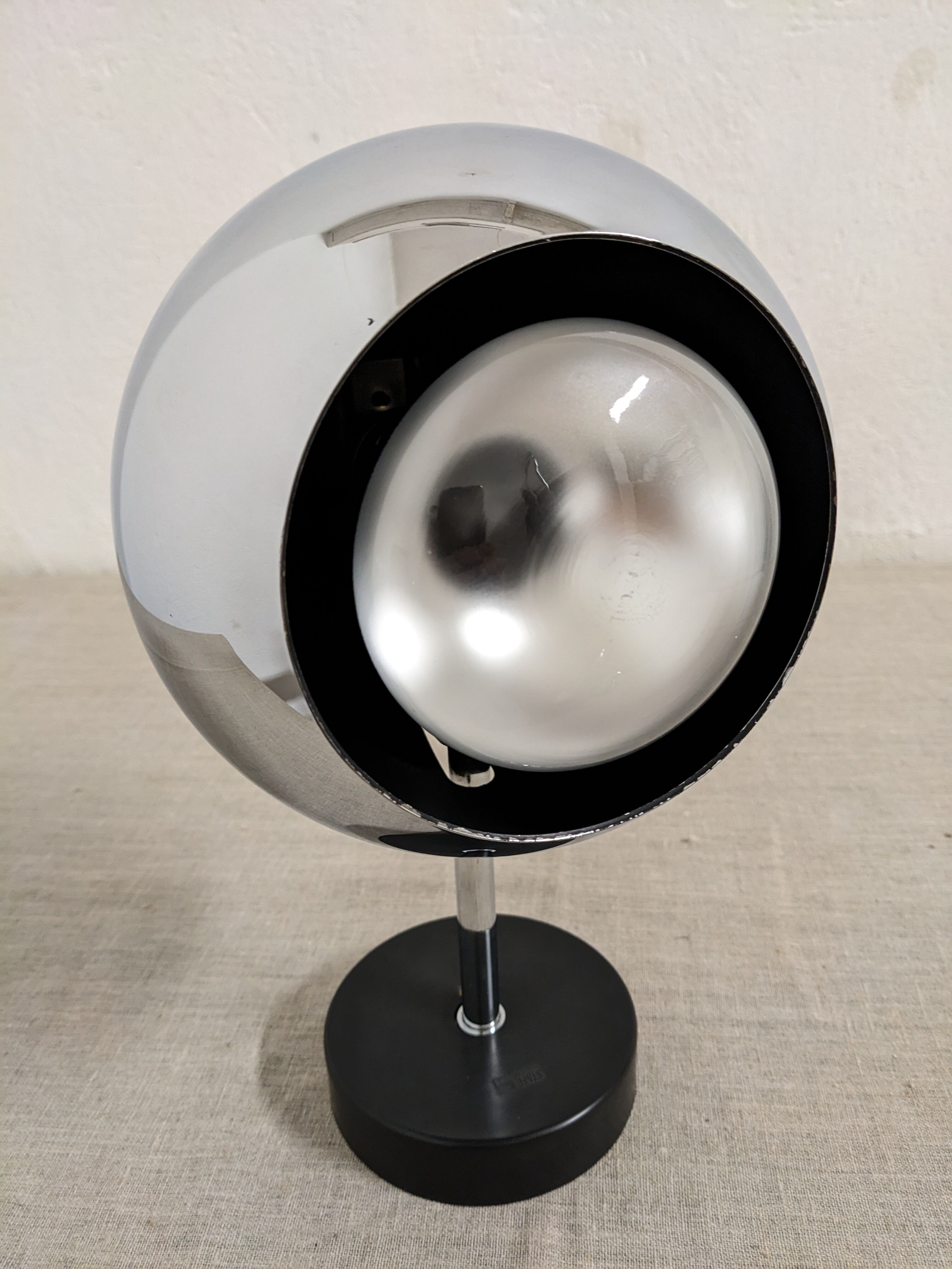 Series of 4 wall lights eye ball XL by Staff Leuchten years 60/70
