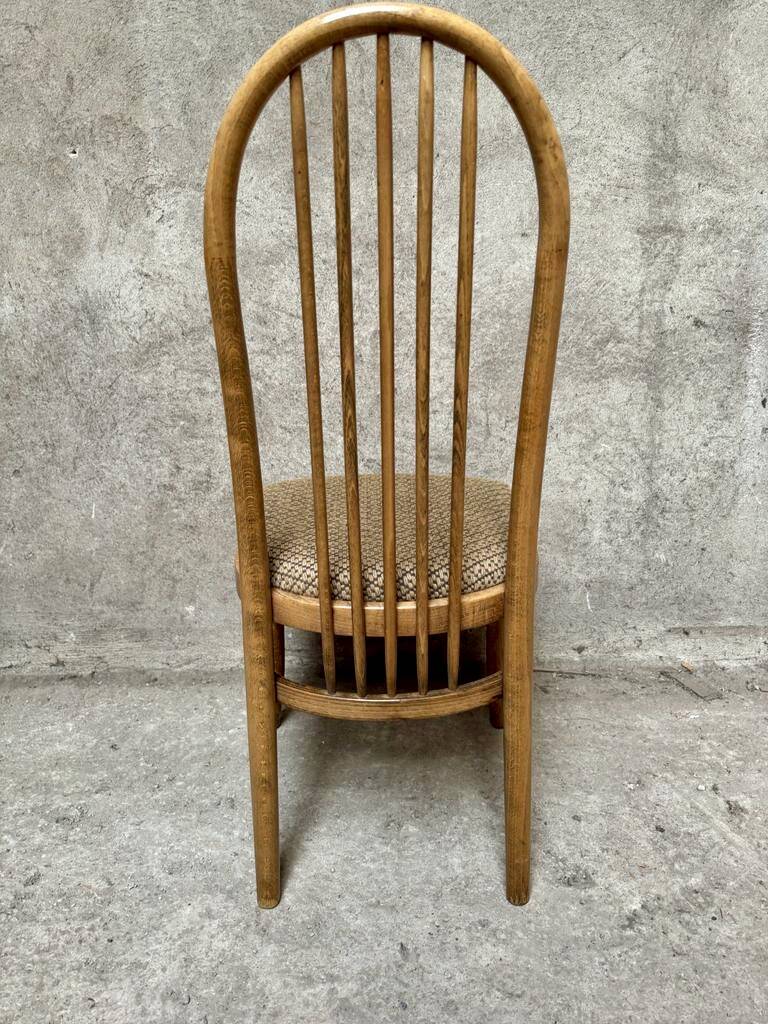 Series Set of 4 Baumann Eden Vintage chairs with fabric seat