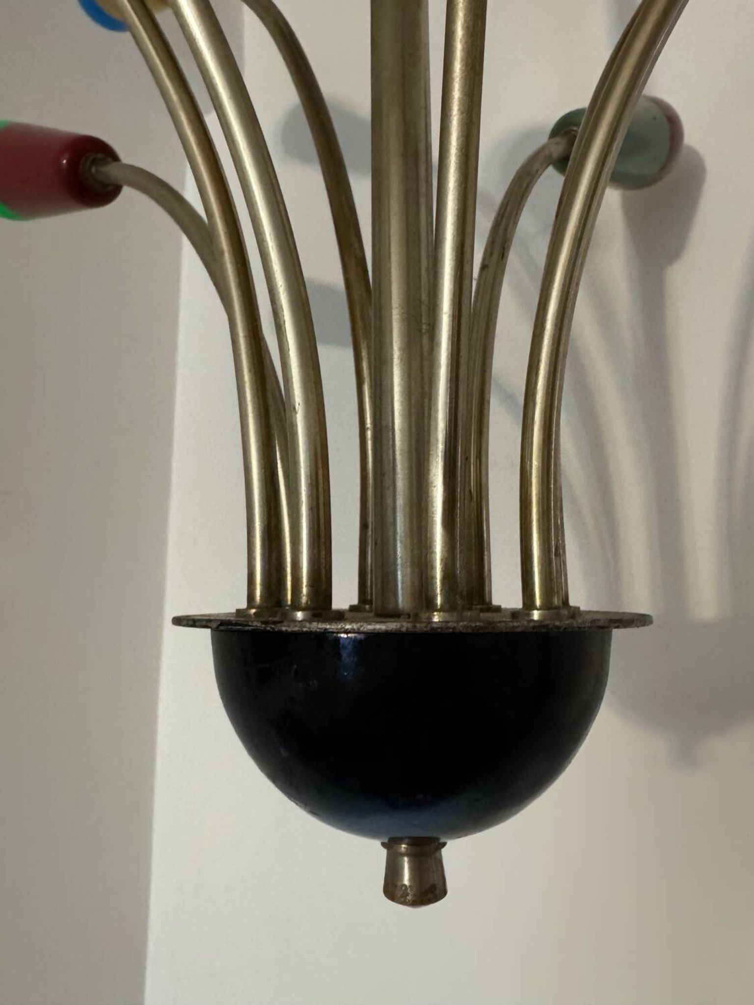 Multicoloured Sputnik chandelier from the 1960s.