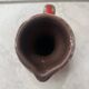Red fat lava vase by Jopeko model 7201-21