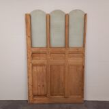 Partition in wood and glass 128 cm