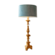 Lampe en bois doré sculpté époque 19ème