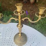 Paire de chandeliers en bronze