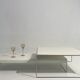 Piero Lissoni for Cassina aluminium zap 254 coffee table