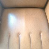 Genuine leather armchair