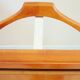 Wooden valet, signed Fratelli Reguitti, 60s, on wheels