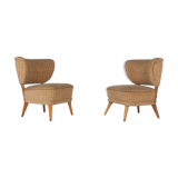Otto Schulz pair of cocktail chairs