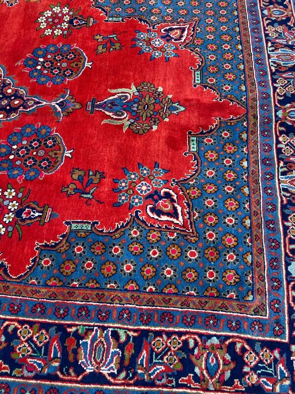 Vintage Persian mahal carpet 238x354