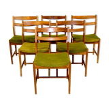Set of 6 chairs "Ulvö" in oak, Erik Wörtz, Möbel-IKÉA, Sweden, 1960