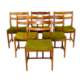 Set of 6 chairs "Ulvö" in oak, Erik Wörtz, Möbel-IKÉA, Sweden, 1960