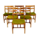 Set of 6 chairs "Ulvö" in oak, Erik Wörtz, Möbel-IKÉA, Sweden, 1960