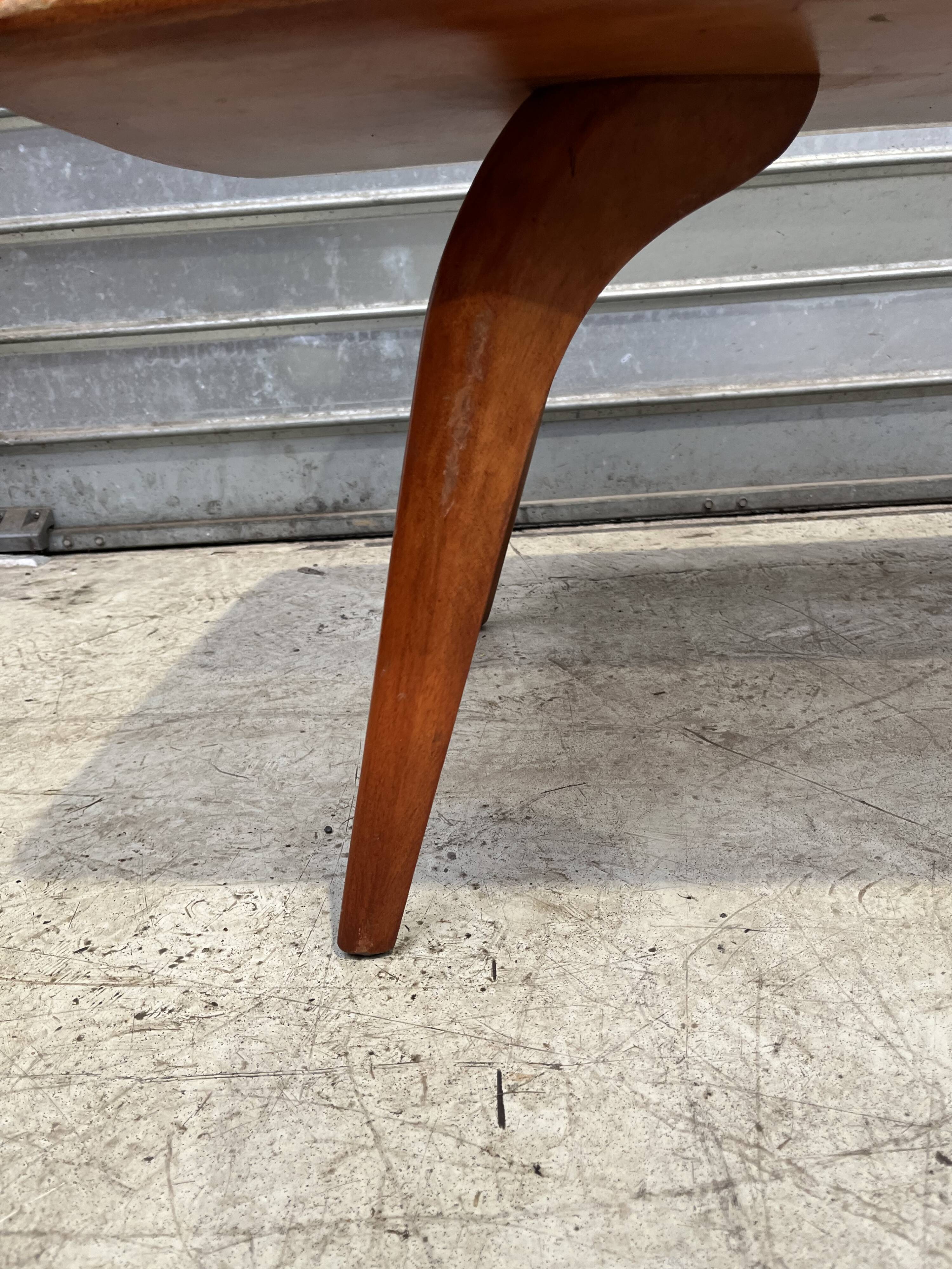 Scandinavian style wooden coffee table