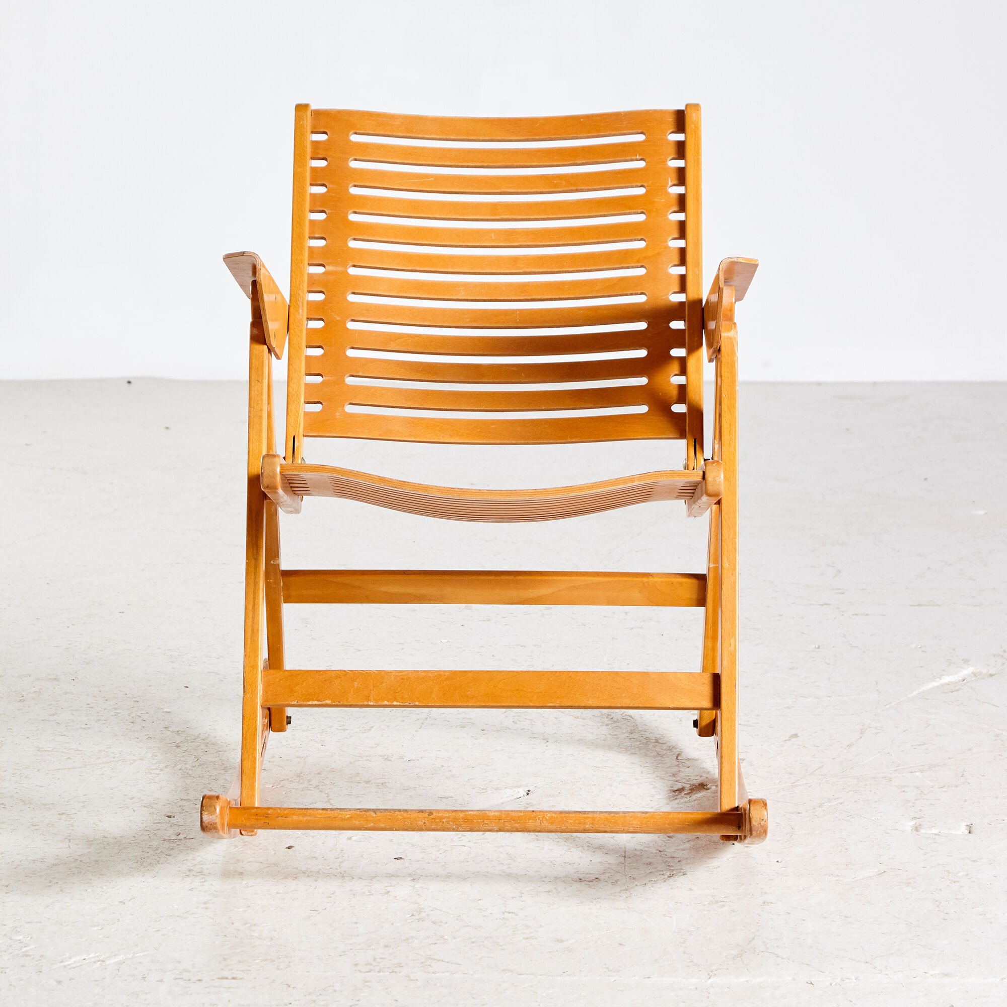 Rex rocking chair by niko kralj for impakta les