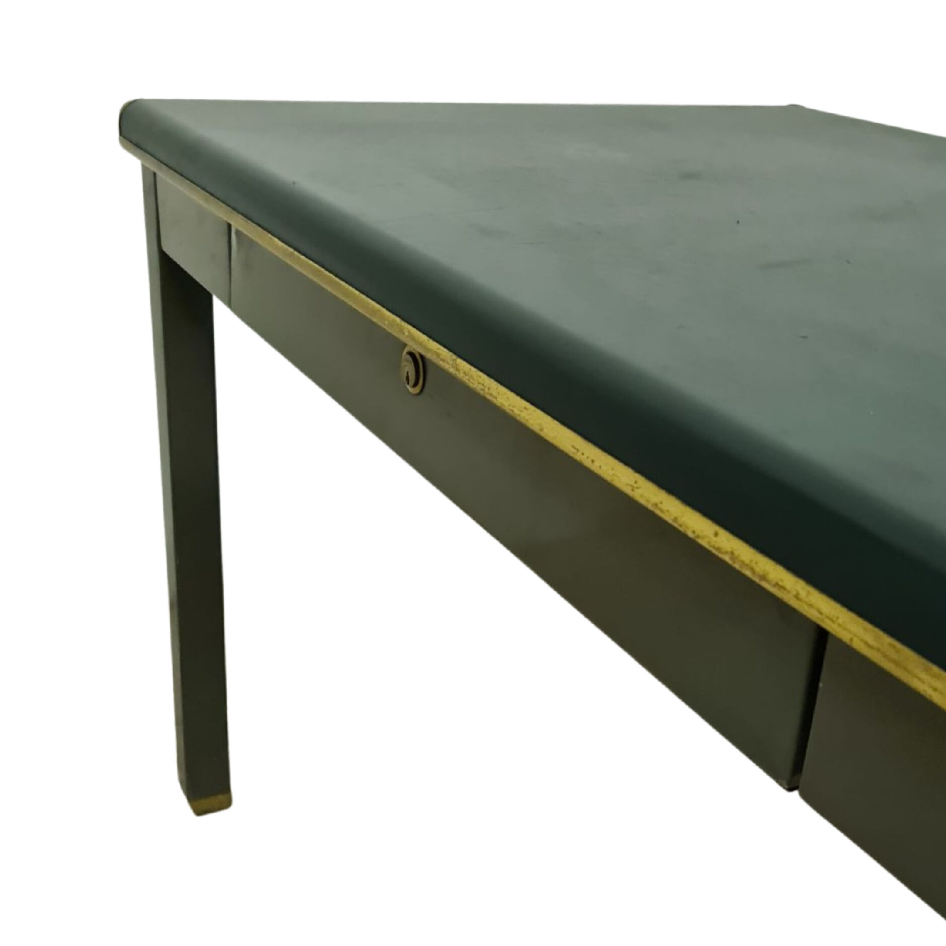 Mid century metal writing desk by TDS Sclessin, Belgium 1950s
