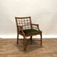 Set of 4 varnished wicker chairs by Roche Bobois from the 1970s.