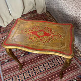 Florentine wooden side table