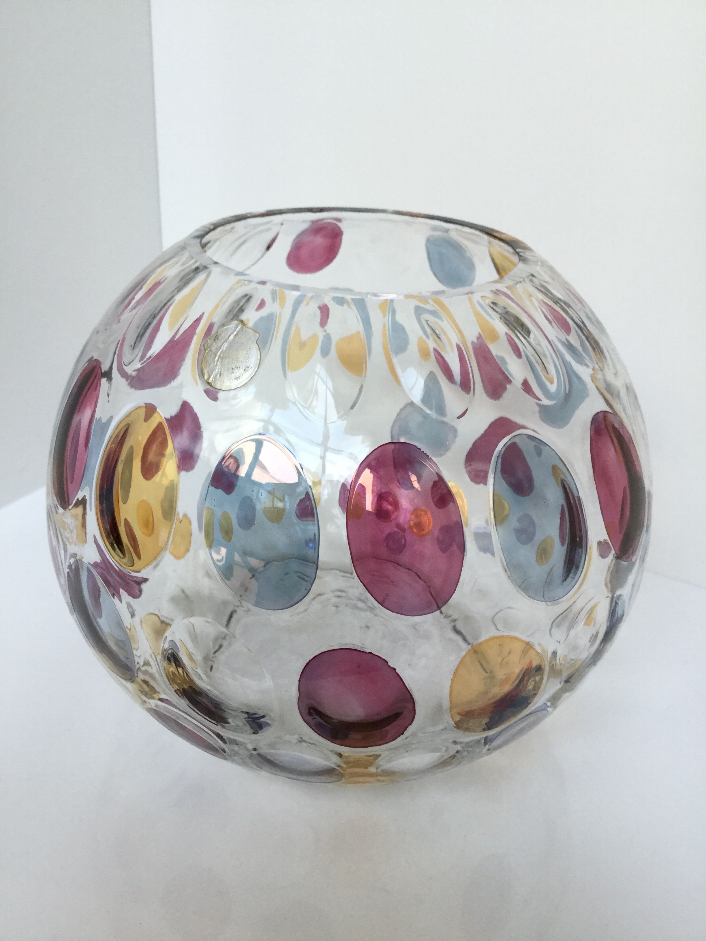 Bohemian vase from Czechoslovakia