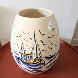 KG Saint Clément vase signed Sanséo model Navy Blue
