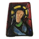 Glazed mosaic tile by Stephani Laurencet