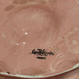 Sarreguemines earthenware oyster dish