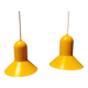 Two confetti lamps